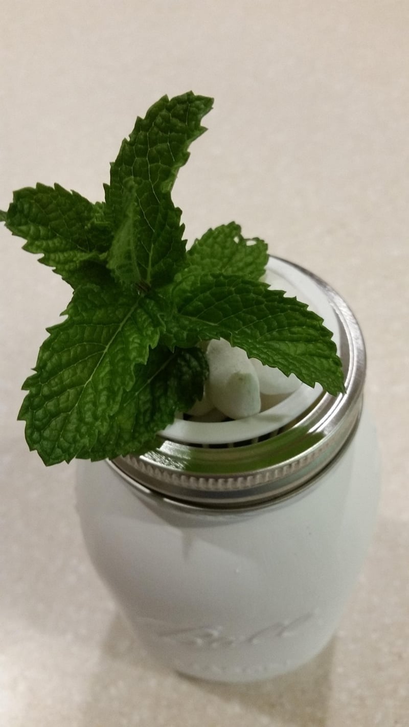 Repurposed Mason Jar Storage
